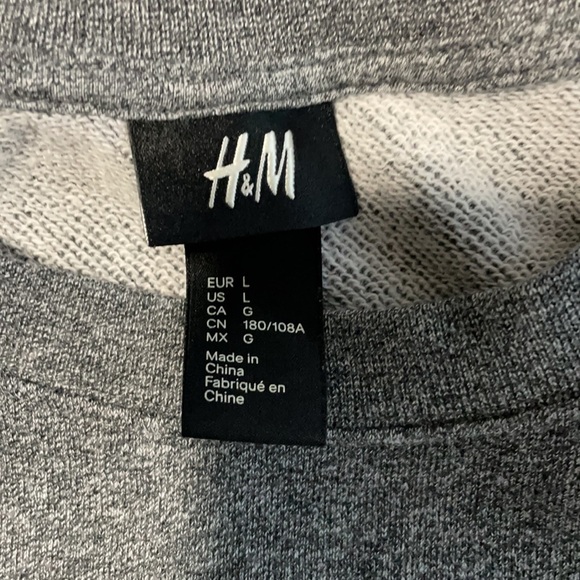 Men’s H&M Gray Sweatshirt Size Large - Picture 4 of 4